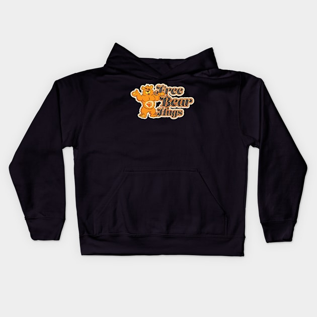 Free Bear Hugs Kids Hoodie by Micah Kafka